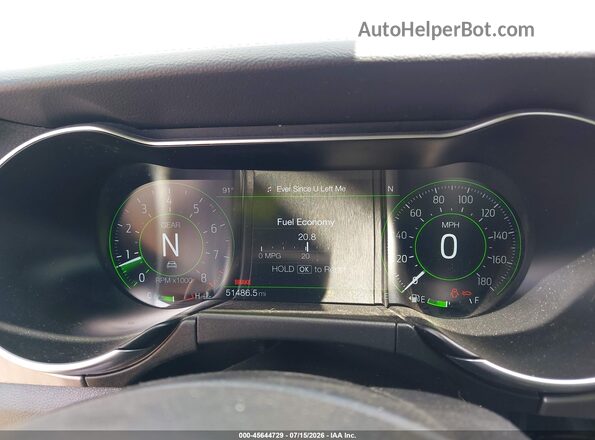 1FA6P8K05K5503665 2019 FORD MUSTANG Green Rear seats view