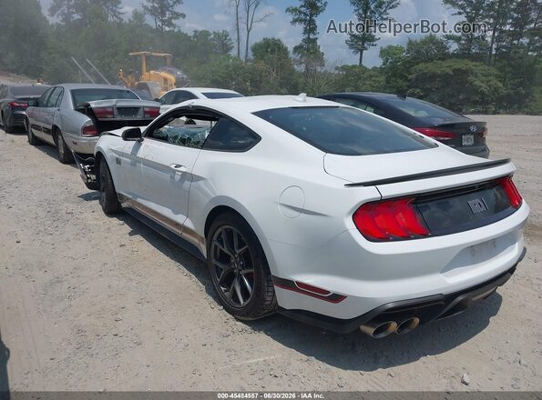 1FA6P8R02M5554498 2021 FORD MUSTANG Белый Задняя левая четверть
