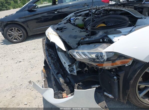 1FA6P8R02M5554498 2021 FORD MUSTANG Белый Вид спереди