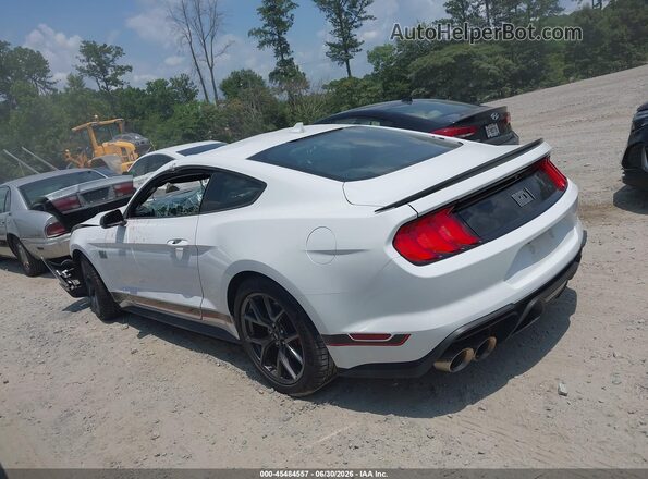 1FA6P8R02M5554498 2021 FORD MUSTANG Белый Вид задней части салона