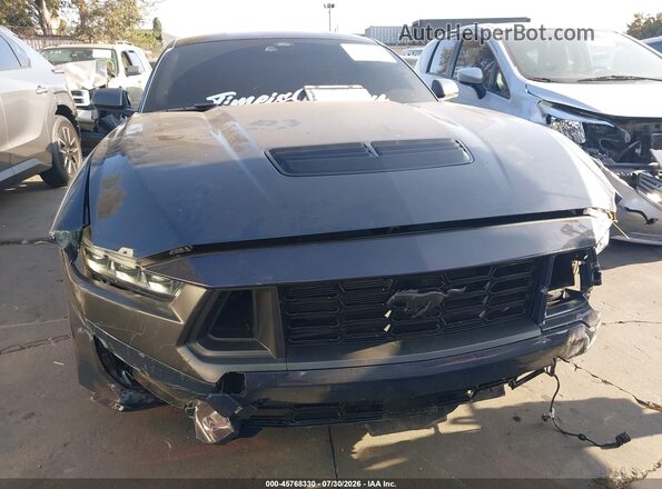 1FA6P8R05S5504644 2025 FORD MUSTANG Серый Вид задней части салона