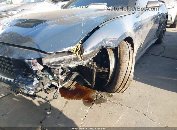1FA6P8R05S5504644 2025 FORD MUSTANG Серый Вид спереди