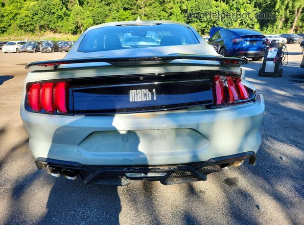 1FA6P8R08M5555588 2021 FORD MUSTANG Silver Vista trasera