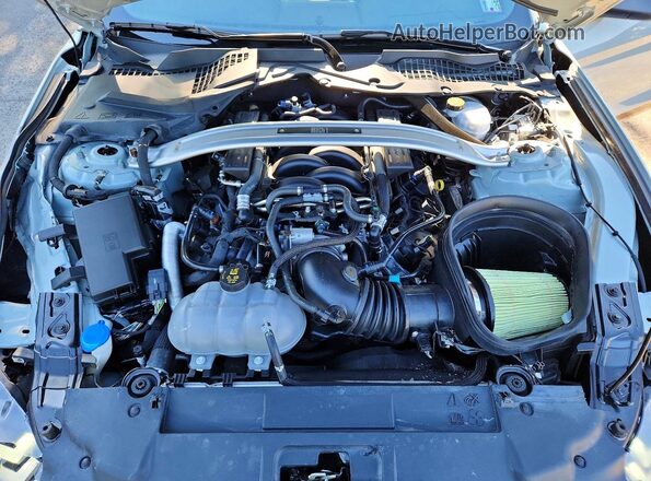 1FA6P8R08M5555588 2021 FORD MUSTANG Silver Vista interior trasera
