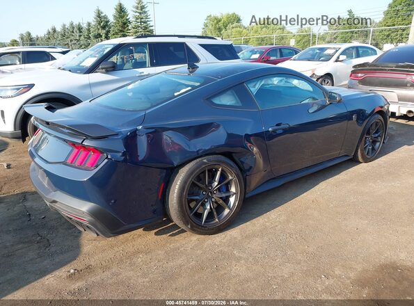 1FA6P8R08R5501036 2024 FORD MUSTANG Синий Задняя правая четверть