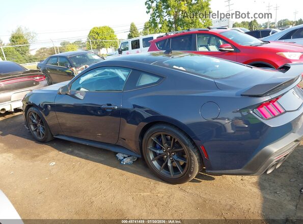 1FA6P8R08R5501036 2024 FORD MUSTANG Синий Панорамный вид салона 360°