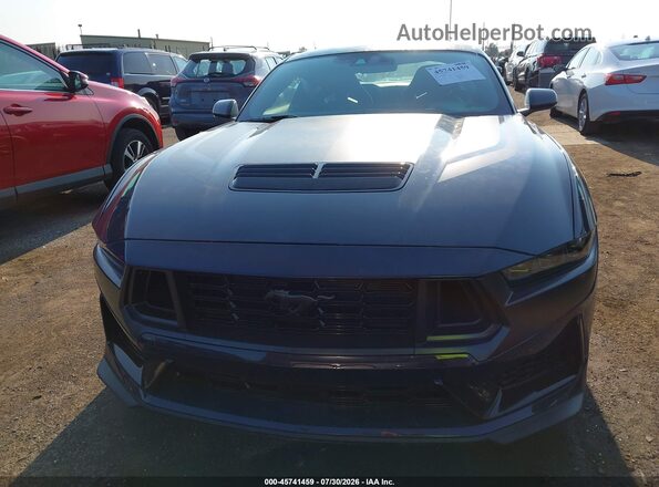 1FA6P8R08R5501036 2024 FORD MUSTANG Синий Вид щитка приборов