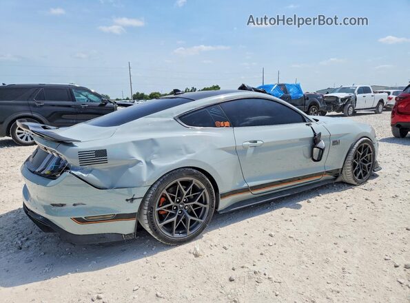 1FA6P8R0XN5554444 2022 FORD MUSTANG Gray Rear right