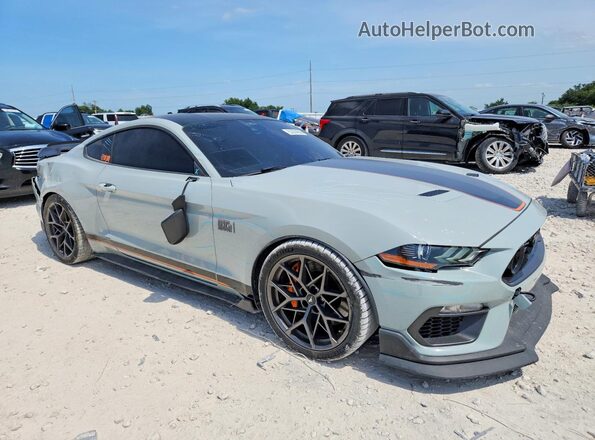 1FA6P8R0XN5554444 2022 FORD MUSTANG Gray Front right