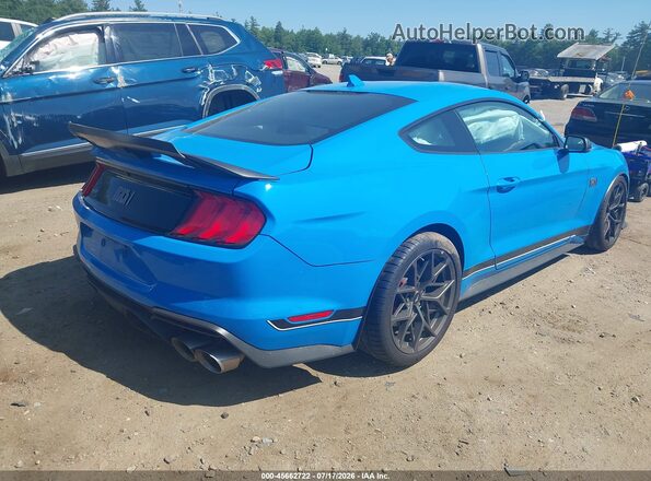 1FA6P8R0XN5554623 2022 FORD MUSTANG Blue უკანა მარჯვენა