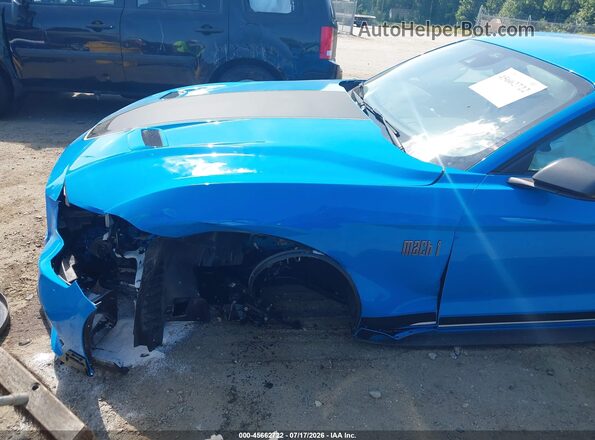 1FA6P8R0XN5554623 2022 FORD MUSTANG Blue წინა ხედი