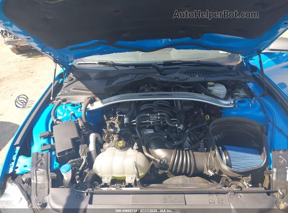 1FA6P8R0XN5554623 2022 FORD MUSTANG Blue უკანა ხედი