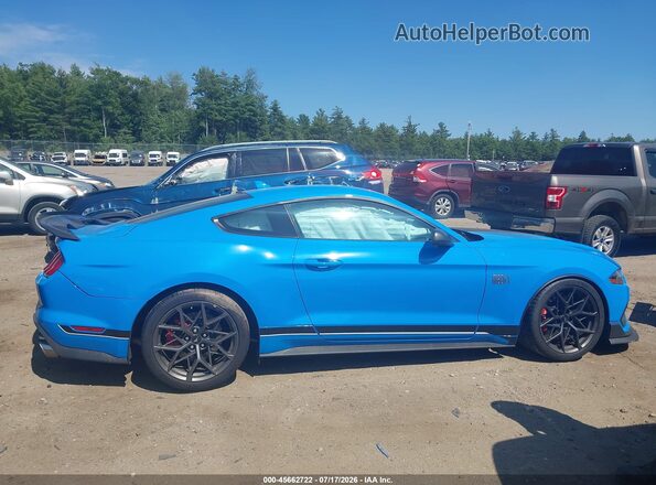 1FA6P8R0XN5554623 2022 FORD MUSTANG Blue სალონის 360-გრადუსიანი ხედი