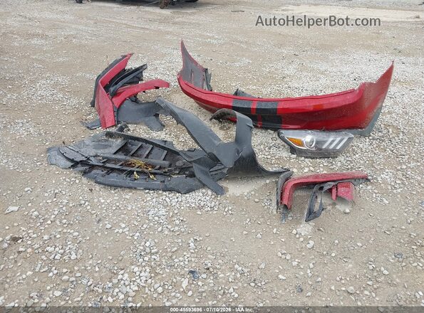 1FA6P8SJ1L5500157 2020 FORD MUSTANG Red Սարքավորումների վահանակի տեսք