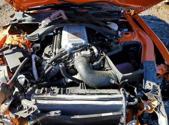 1FA6P8SJ1L5503480 2020 FORD MUSTANG Orange Widok wnętrza z tyłu