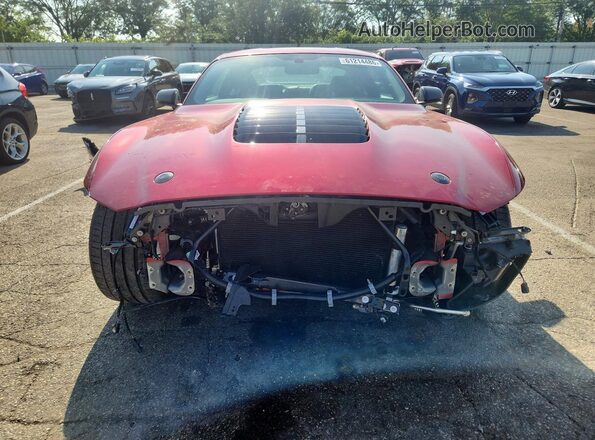 1FA6P8SJ4M5502924 2021 FORD MUSTANG Red Vista frontal