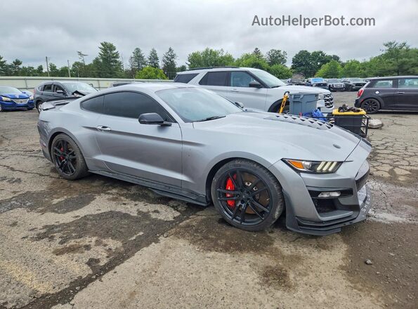 1FA6P8SJXM5503818 2021 FORD MUSTANG Silver Przód prawy