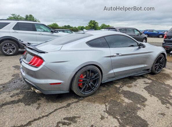 1FA6P8SJXM5503818 2021 FORD MUSTANG Silver Tył prawy