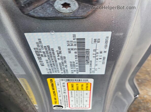 1FA6P8SJXM5503818 2021 FORD MUSTANG Silver Widok komory silnika