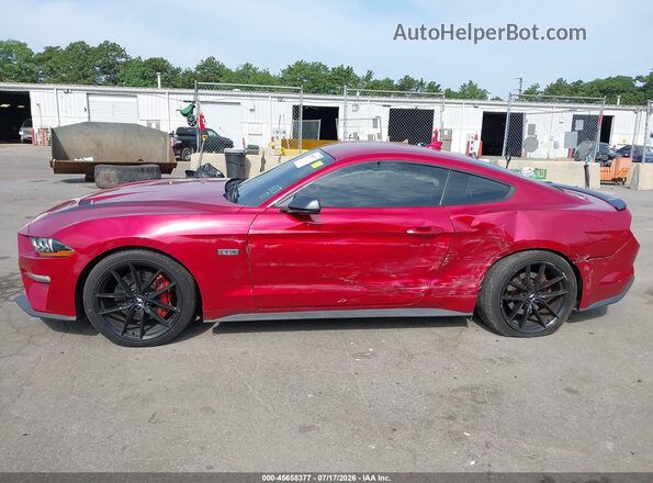 1FA6P8TD2L5189234 2020 FORD MUSTANG Red Панорамний вид салону 360°