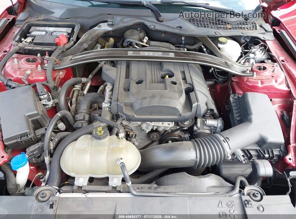 1FA6P8TD2L5189234 2020 FORD MUSTANG Red Вид ззаду
