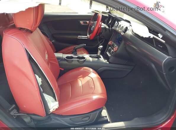 1FA6P8TD2L5189234 2020 FORD MUSTANG Red Вид салону спереду