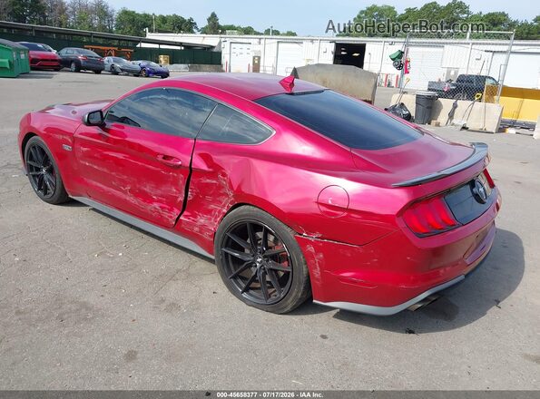 1FA6P8TD2L5189234 2020 FORD MUSTANG Red Задня ліва чверть