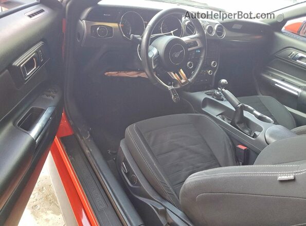 1FA6P8TH0G5219355 2016 FORD MUSTANG Orange Вид панелі приладів