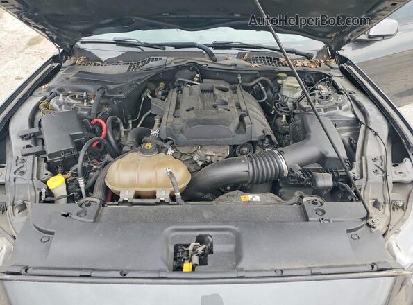 1FA6P8TH0G5261184 2016 FORD MUSTANG Gray Widok wnętrza z tyłu