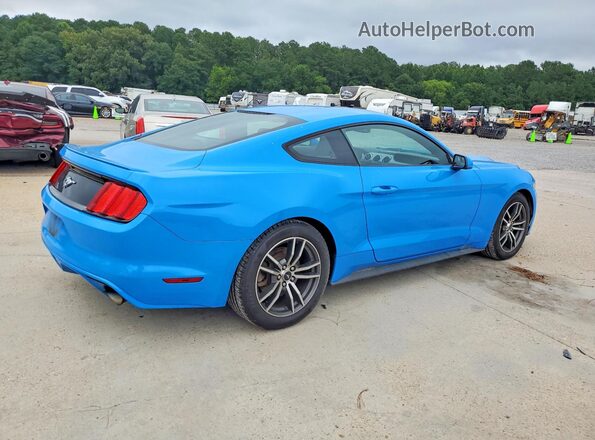 1FA6P8TH0H5226419 2017 FORD MUSTANG Blue Задня права чверть