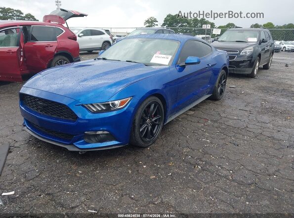 1FA6P8TH0H5293036 2017 FORD MUSTANG Синий Передняя левая четверть