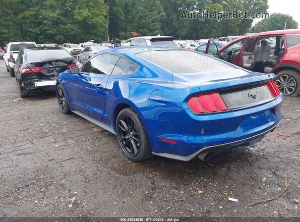 1FA6P8TH0H5293036 2017 FORD MUSTANG Синий Задняя левая четверть
