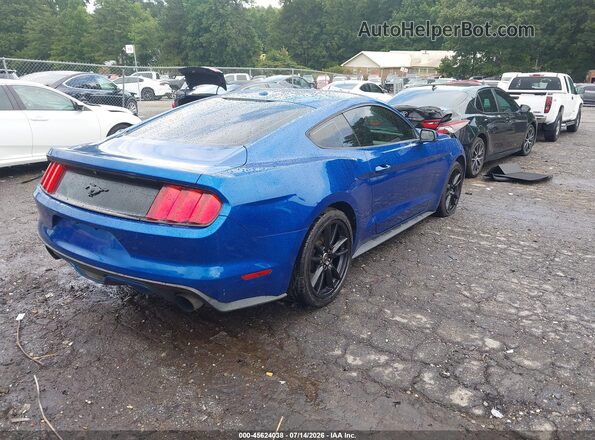 1FA6P8TH0H5293036 2017 FORD MUSTANG Синий Задняя правая четверть