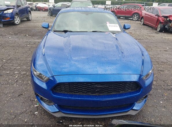 1FA6P8TH0H5293036 2017 FORD MUSTANG Синий Вид щитка приборов