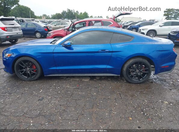 1FA6P8TH0H5293036 2017 FORD MUSTANG Синий Панорамный вид салона 360°