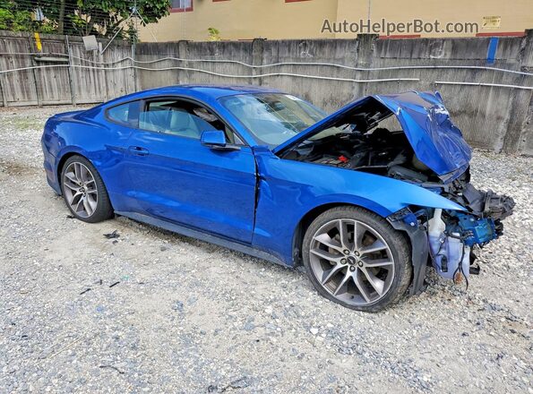 1FA6P8TH0H5343028 2017 FORD MUSTANG Blue Առջևի աջ