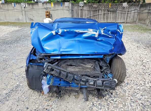 1FA6P8TH0H5343028 2017 FORD MUSTANG Blue Դիմացի տեսք