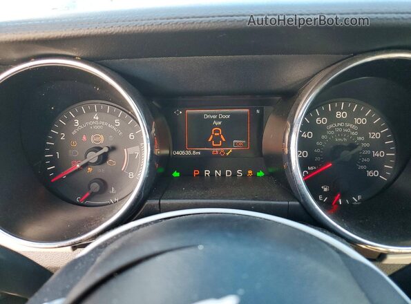 1FA6P8TH0H5343028 2017 FORD MUSTANG Blue Սարքավորումների վահանակի տեսք