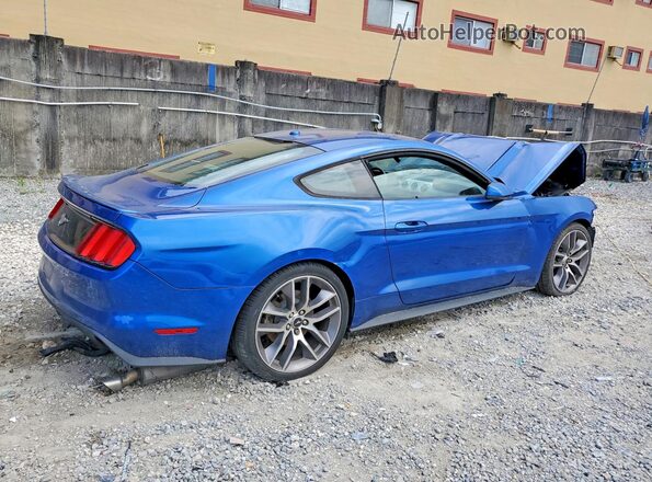1FA6P8TH0H5343028 2017 FORD MUSTANG Blue Հետևի աջ