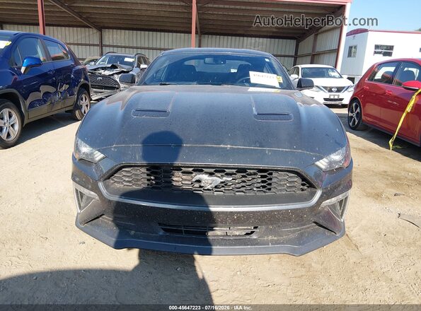 1FA6P8TH0J5113754 2018 FORD MUSTANG Gray Instrument cluster view