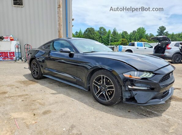 1FA6P8TH0J5165238 2018 FORD MUSTANG Black Delantero derecho