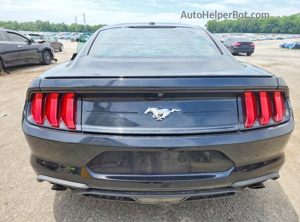 1FA6P8TH0J5165238 2018 FORD MUSTANG Black Vista trasera