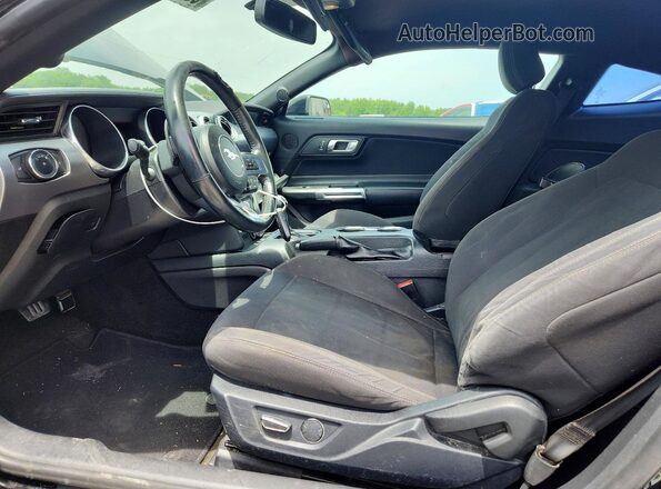 1FA6P8TH0J5165238 2018 FORD MUSTANG Black Vista interior delantera