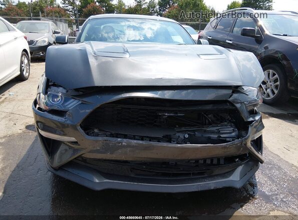 1FA6P8TH0J5174120 2018 FORD MUSTANG Серый Вид спереди