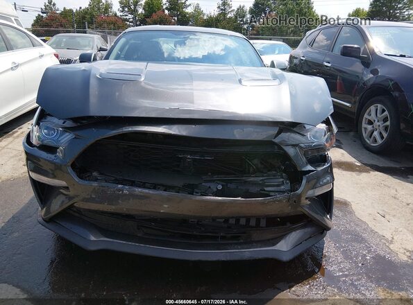 1FA6P8TH0J5174120 2018 FORD MUSTANG Серый Вид щитка приборов