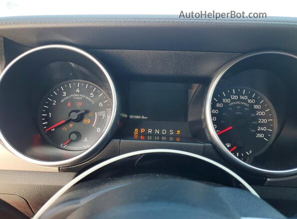 1FA6P8TH0K5103100 2019 FORD MUSTANG Red Vista del cuadro de instrumentos
