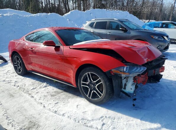 1FA6P8TH0K5103100 2019 FORD MUSTANG Red Delantero derecho