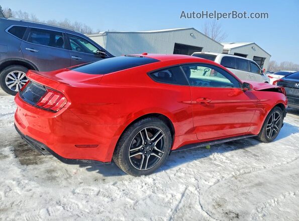 1FA6P8TH0K5103100 2019 FORD MUSTANG Red Trasero derecho