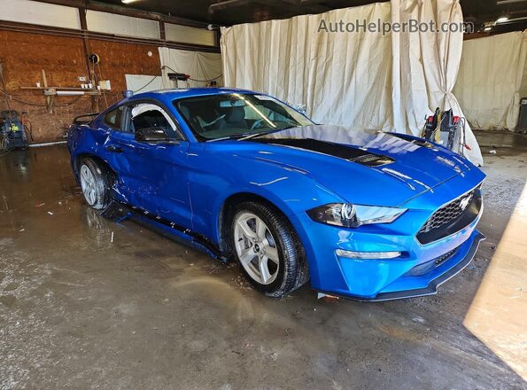1FA6P8TH0K5103453 2019 FORD MUSTANG Blue წინა მარჯვენა