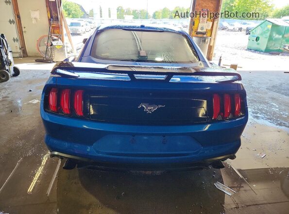1FA6P8TH0K5103453 2019 FORD MUSTANG Blue უკანა ხედი